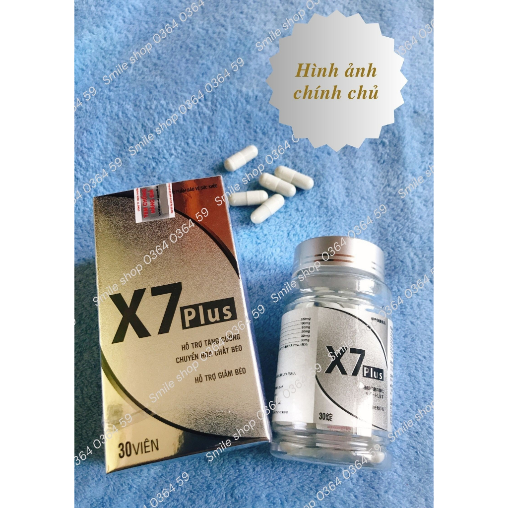 Viên Uống Giảm Cân X7 Plus X1000 Ngân 98 - Giảm 5-15kg sau 1 liệu trình