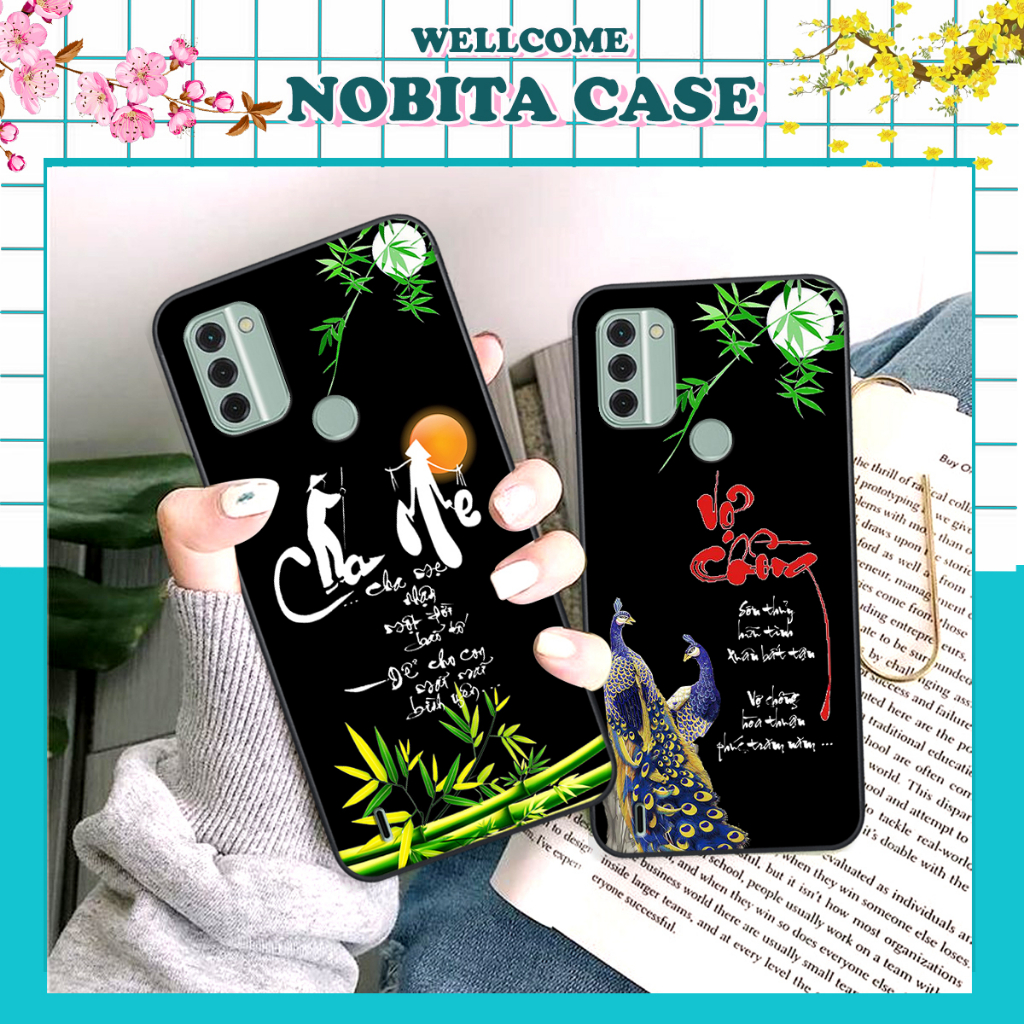 Ốp NOKIA C31 mẫu thư pháp PHÚC- NHẪN-BÌNH AN