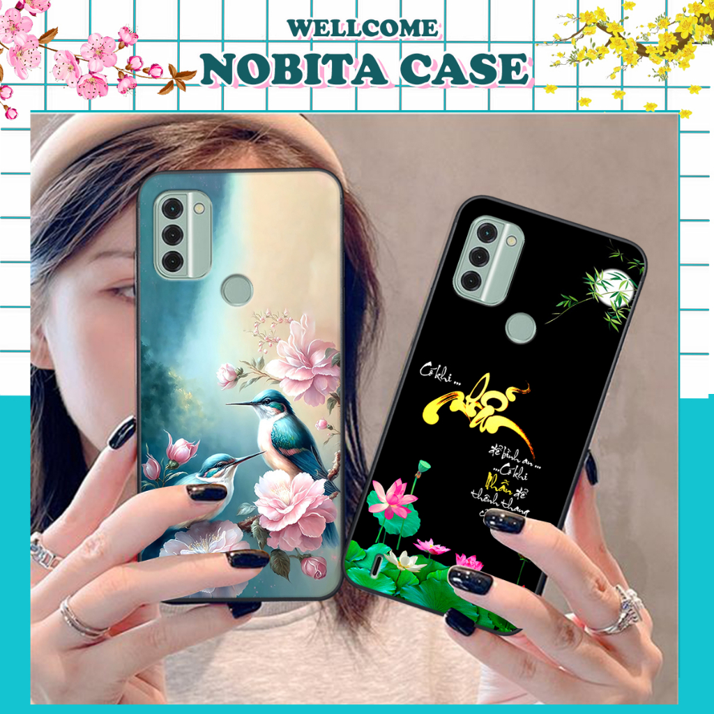 Ốp NOKIA C31 mẫu thư pháp PHÚC- NHẪN-BÌNH AN