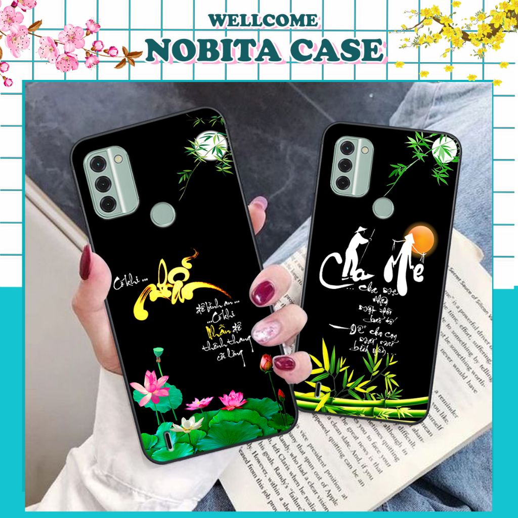 Ốp NOKIA C31 mẫu thư pháp PHÚC- NHẪN-BÌNH AN