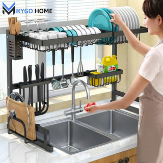 Kệ chén Bát Đa Năng Trên Bồn Rửa MIKYGO ,Úp Bát Đĩa,Cao Cấp MK01,63cm 2 rổ,87cm 3 rổ.87 rổ suốt 1 tầng,87 rổ suốt 2 tầng