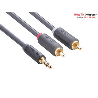 Cáp audio 1 ra 2 rca 1m ugreen ug-10772 chính hãng