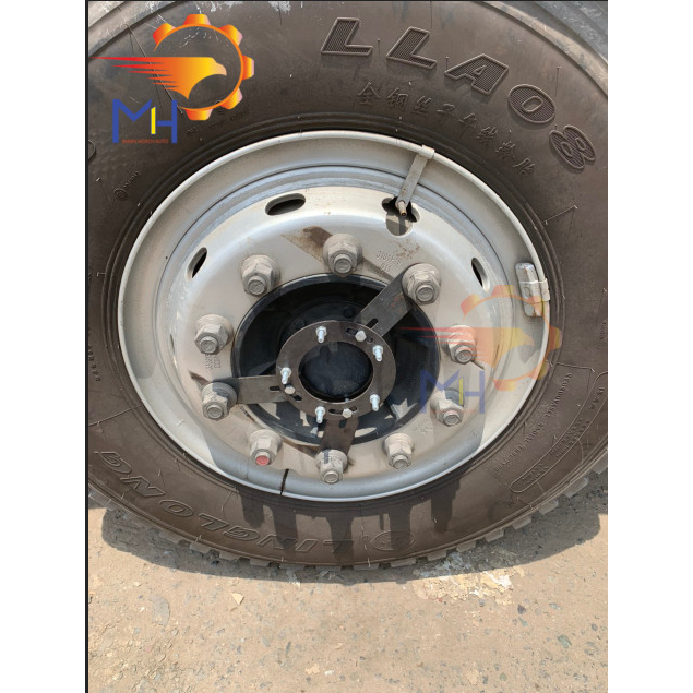 Chụp mâm xe tải r20 - r22.5 sơn sẵn cho xe có ruột hoặc không ruột kèm bass