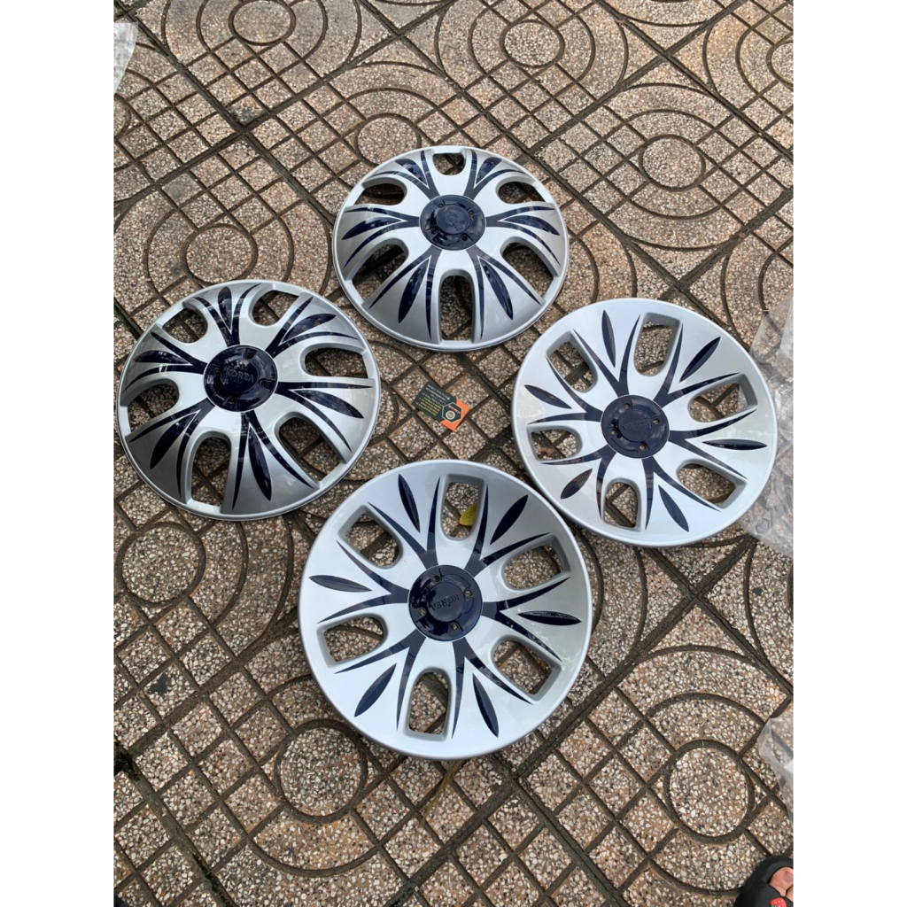 Chụp mâm xe tải r16 - 6 lỗ sơn sẵn nhiều màu kèm bass