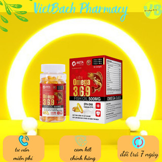 Dầu cá omega 369 bổ mắt, tốt cho tim mạch và trí não từ dầu cá, epa, dha