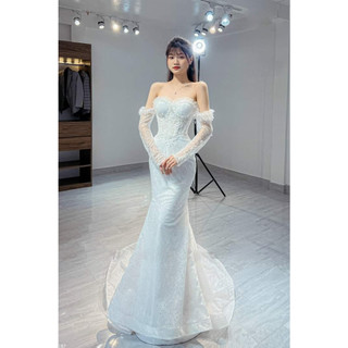 [HOT] Váy đi bàn bó cá vải ren sang chảnh