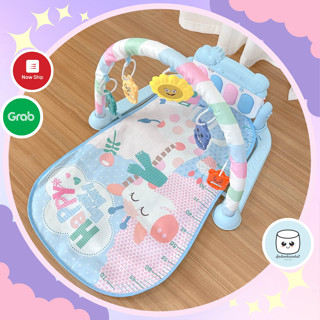 Thảm nhạc cho bé sơ sinh nằm chơi Piano Gym 9BABY đồ chơi cho bé vận động 4 giác quan thông minh hươu xanh