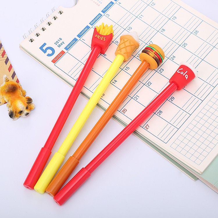 Bút gel nước hình đồ ăn nhanh