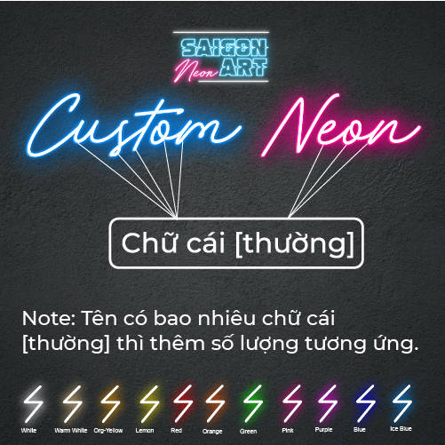 ĐÈN NEON LIVESTREAM | TRANG TRÍ THEO YÊU CẦU | ĐÈN LED NEON