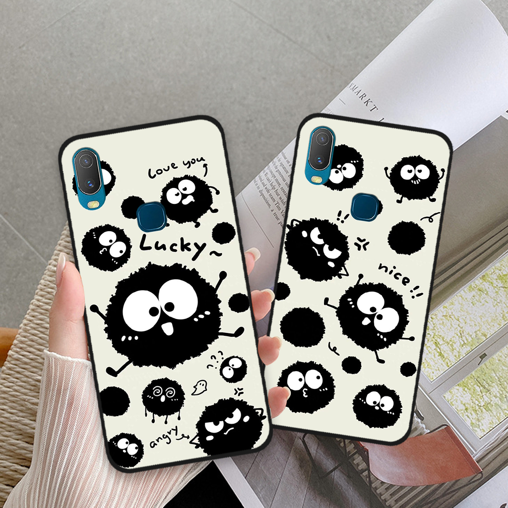Ốp lưng Vivo Y11 / Vivo 1906 hình quái vật nhỏ bồ hóng