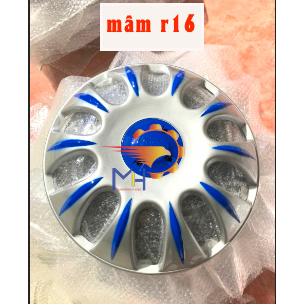 Chụp mâm xe tải r16- 10 lỗ sơn sẵn nhiều màu kèm bass cơ động