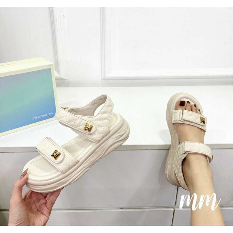 Sandal Da Mềm 2 Quai Hàng Qccc Cao Cấp Fullbox - CERIHOUSE