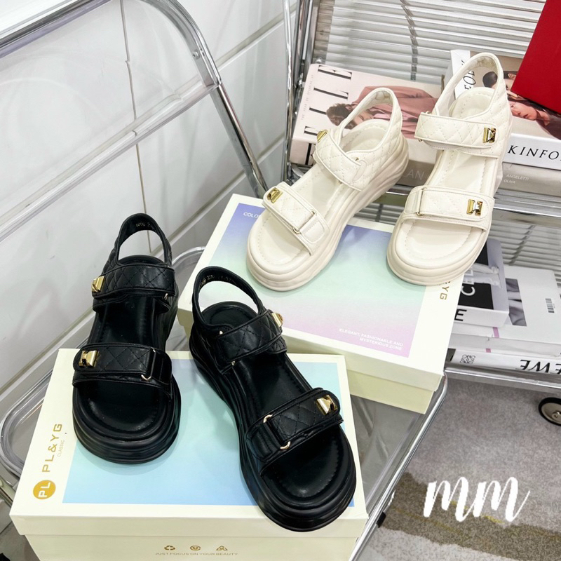 Sandal Da Mềm 2 Quai Hàng Qccc Cao Cấp Fullbox - CERIHOUSE