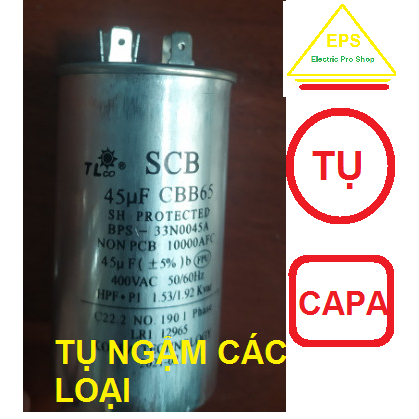TỤ NGẬM CAPA TỤ LÀM VIỆC MOTOR TỤ THÁI LAN