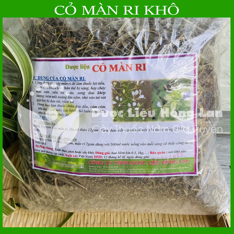 ✅ Trà Cỏ Màn Ri khô sạch nguyên chất
