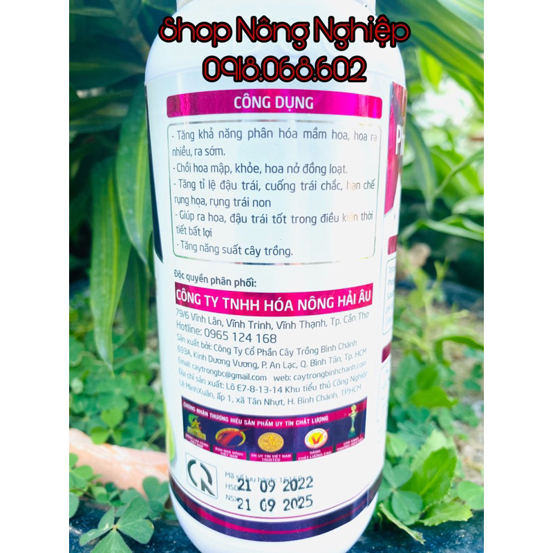 Phân bón Siêu Ra Hoa Chanh và Siêu Lớn Trái Chanh, cây có múi 500ml