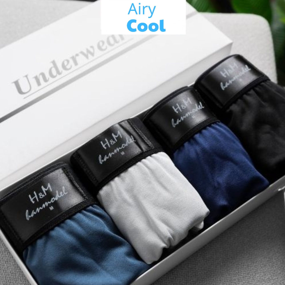 Quần Lót Nam Boxer Thun Lạnh, Quần Xì Nam Đùi Thun Lạnh Cao Cấp Co Giãn 4 Chiều Cực Thoáng Khí Kháng Khuẩn.