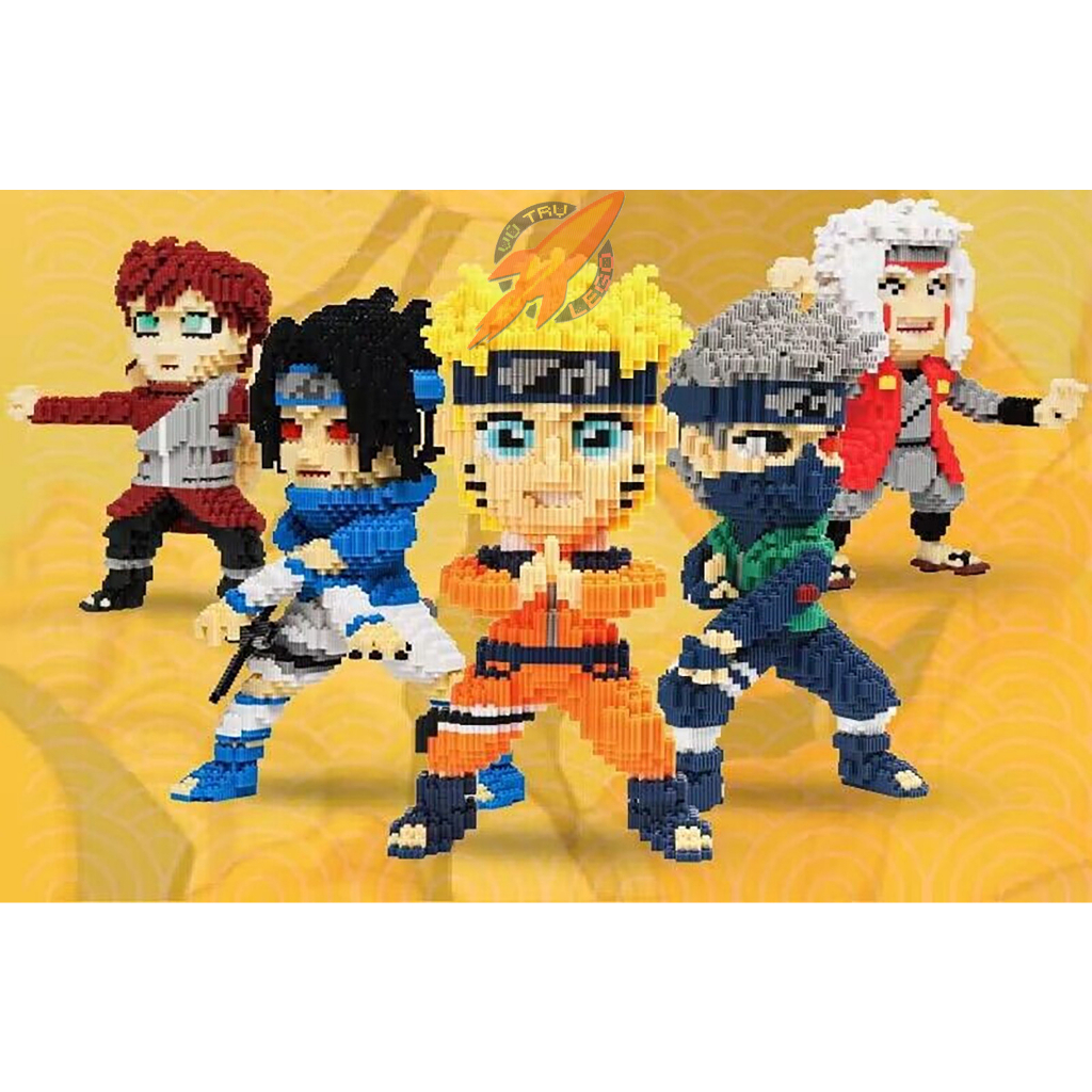 Đồ chơi mô hình lắp ráp non-lego NARUTO / ONE PIECE 40cm - Em Bé Store