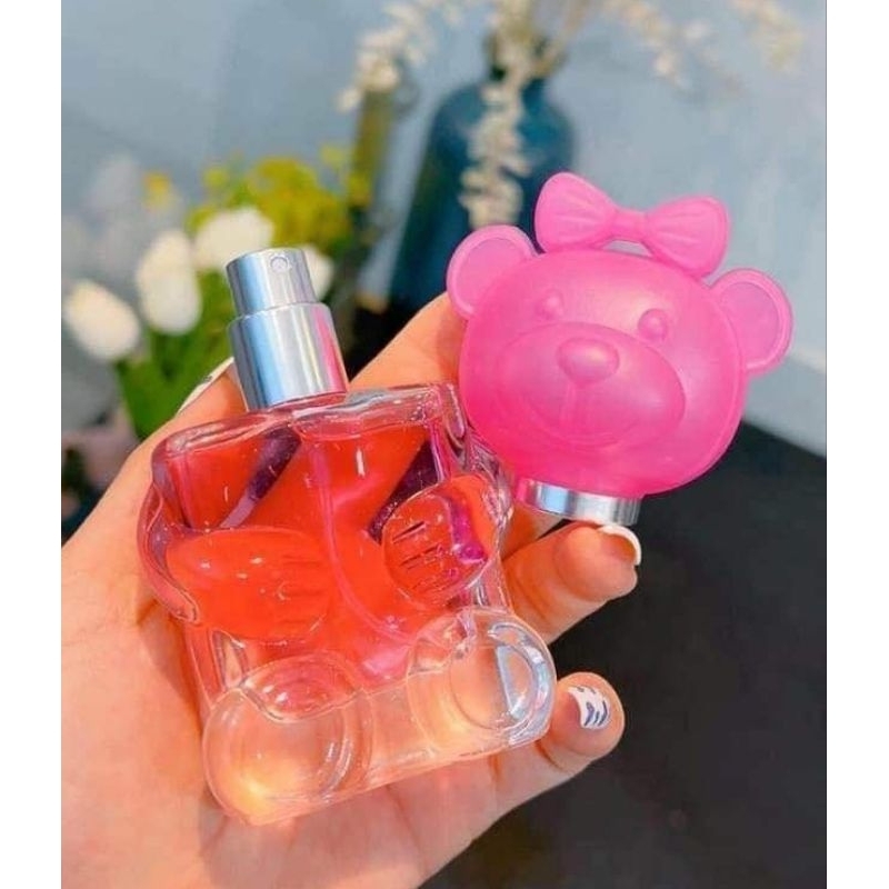Nước Hoa Gấu Nam Nữ MOSCOW KARRI TOY 2 Bubble Gum Lưu Mùi Thơm Lâu Sang Trong Và Quyến Rũ Hộp Hồng