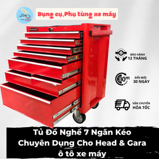 Tủ Đồ Nghề 7 Ngăn Kéo Chuyên Dụng Cho Head & Gara ô tô xe máy