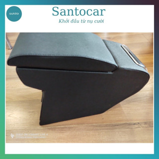 Hộp tỳ tay Hyundai I10 2022 - 2023, bệ tỳ tay I10 kibbet lắp bản quạt gió cao cấp - Santoccar