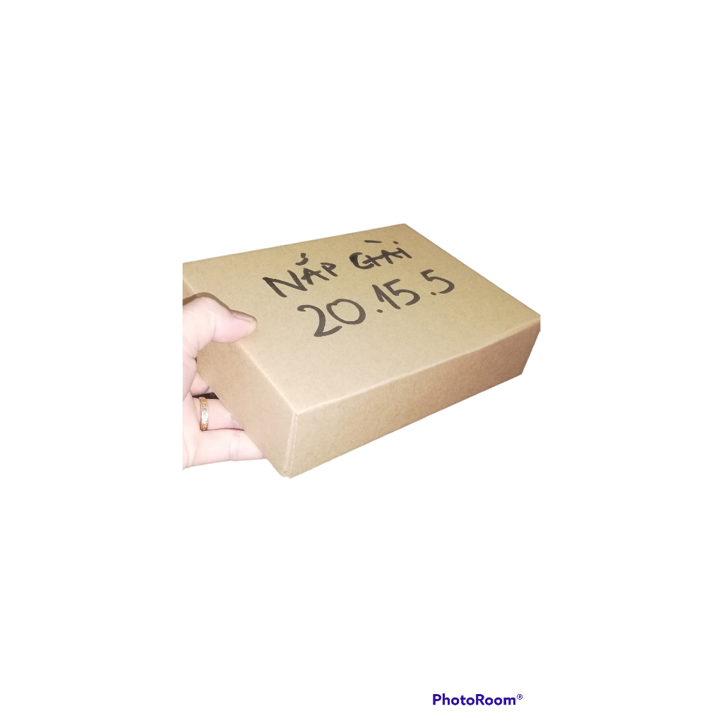 Combo 10 Hộp carton nắp gài - thùng carton nắp gài ( gài áo - gài piza)