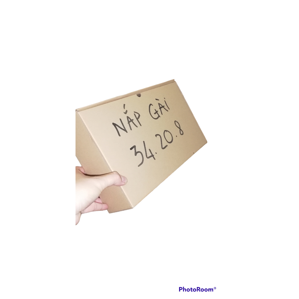 Combo 10 Hộp carton nắp gài - thùng carton nắp gài ( gài áo - gài piza)