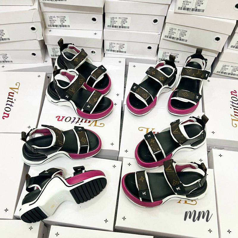 Sandal LV Đế Cong Hàng Fullbox - CERIHOUSE