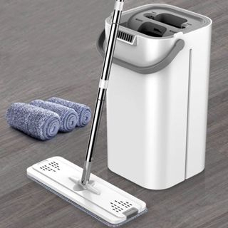 Cây lau nhà tự vắt thông minh, lau 360 độ, tiện lợi đa năng, sàn sạch nhanh khô