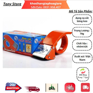 Dao cắt băng keo cầm tay 5f, dụng cụ cắt băng dính cuộn lớn dân hoa giá sỉ