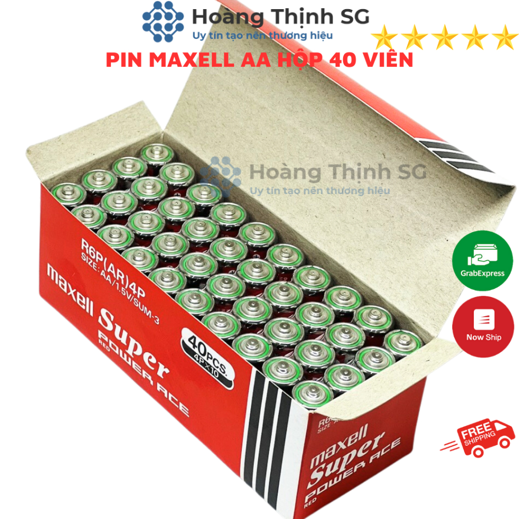 Pin Maxell 2A, bán lẽ theo cặp, hàng chính hãng Maxell Super Power, date mới