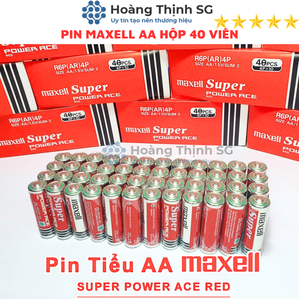 Pin Maxell 2A, bán lẽ theo cặp, hàng chính hãng Maxell Super Power, date mới