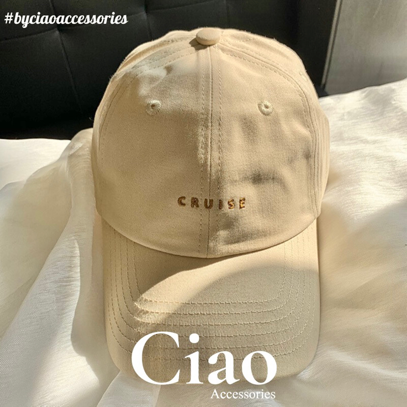 [HOẢ TỐC 1H] Nón/ Mũ vành thiết kế thêu chữ đơn giản mã 14 Ciao accessories