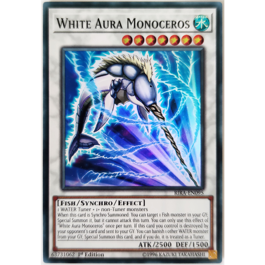 [Thẻ Yugioh] White Aura Monoceros |EN| Super Rare