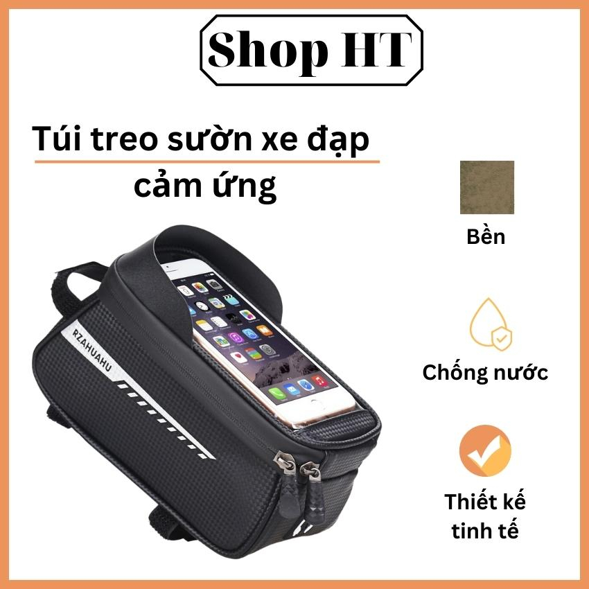 Túi xe đạp treo gắn sườn chống nước cao cấp HT Sports có ngăn đựng điện thoại cảm ứng bền đẹp tiện lợi