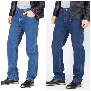 Quần jean nam ống suông quần bò nam ống đứng cotton mềm mịn form chuẩn dày dặn