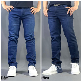 [HCM]Quần Jean Nam Ống Suông Quần Bò Nam Denim Ống Đứng Cotton Mềm Mịn Vải Dày Dặn Form Chuẩn