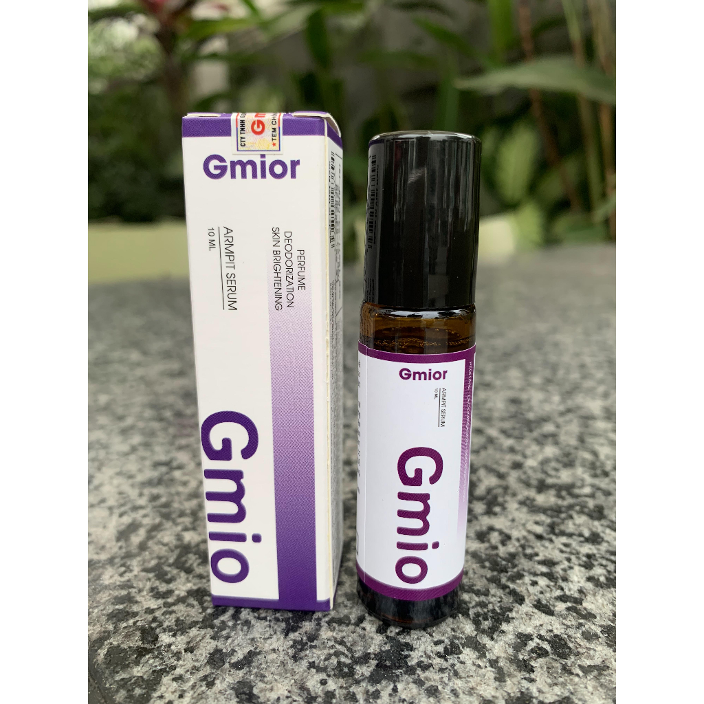 Son nách GMIO, Khử mùi hôi nách, trắng nách, Lăn khử mùi ngăn tiết mồ hôi  72h 10ml