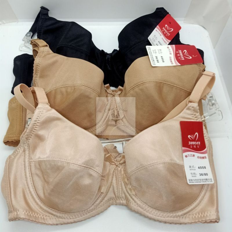 Áo lót mỏng satin có gọng cài sau