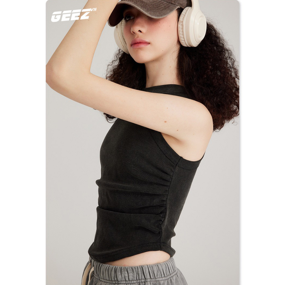 Áo Ba Lỗ "Yếm" in Geez Cotton Wash định lượng 315Gsm