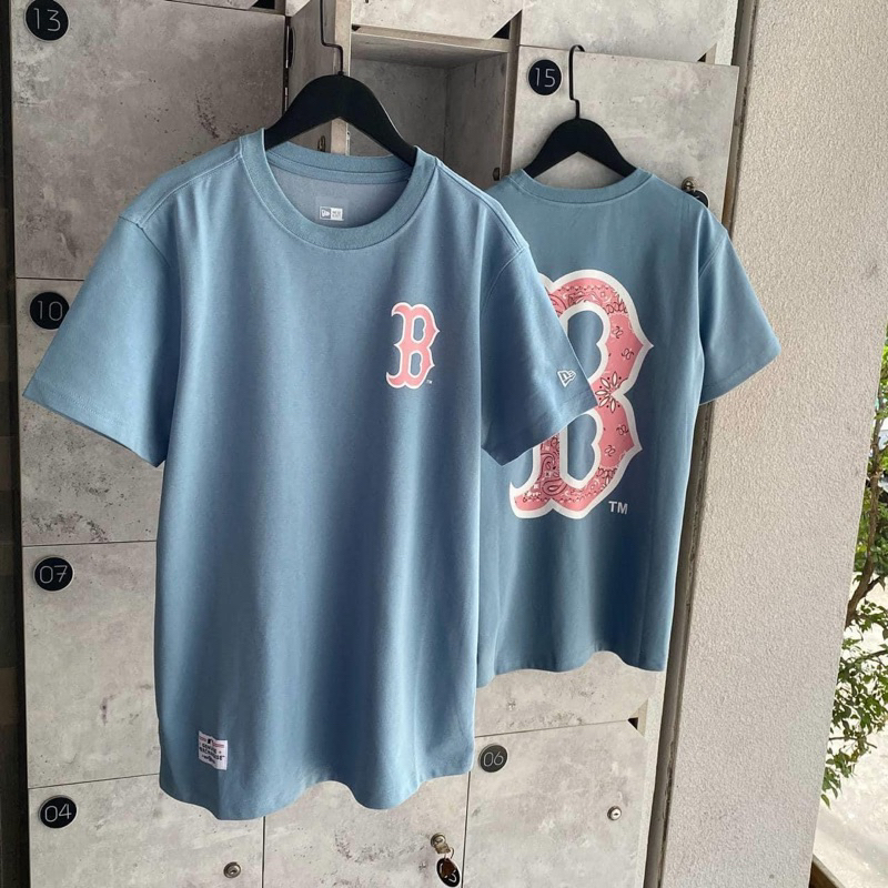 Áo thun New Era chính hãng hoạ tiết Boston