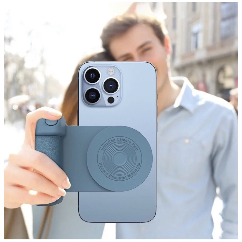Giá đỡ điện thoại tích hợp sạc từ tính không dây hỗ trợ chụp ảnh quay video Tay cầm chụp ảnh tích hợp chống rung SHomme