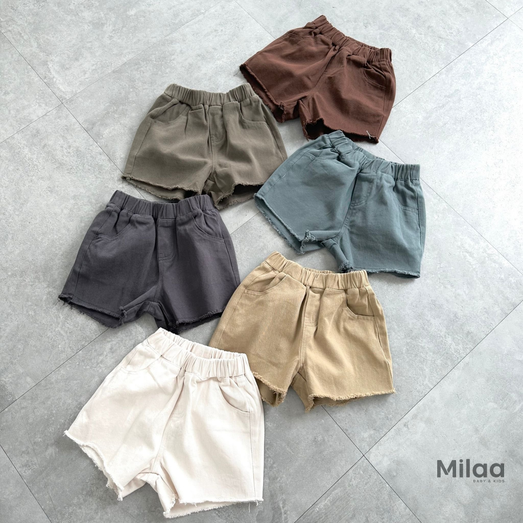 Quần Short Rách Lai Cho Bé Cưng MiLaa Kids