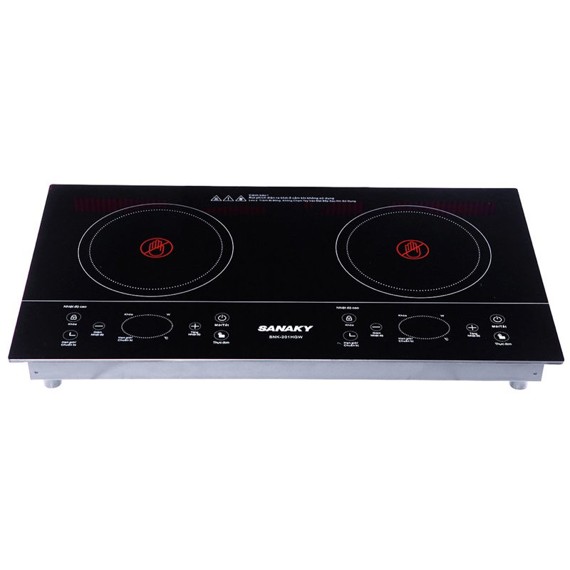 Bếp hồng ngoại đôi Sanaky SNK-201HGNW hàng trưng bày chính hãng