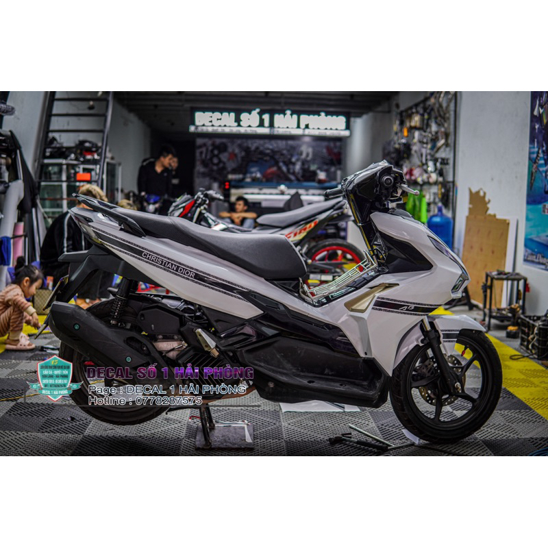 Tem dán xe máy Dior ab 2020 ab 2023
