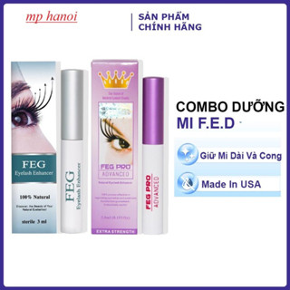 Dưỡng Mi FEG Toàn Diện - Mi dài, dày cong vút sau 14 ngày, dưỡng mi Feg Xanh Hồng (Ngày - đêm)
