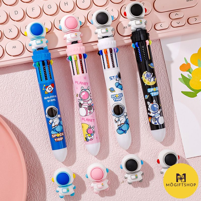 Bút phi hành gia nhiều ngòi 10 màu 0.5mm