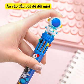 Bút bi PHI HÀNH GIA 10 màu siêu cute