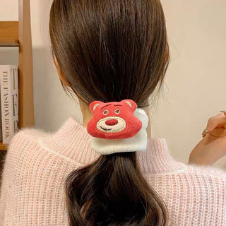 Set 2 dây cột tóc gấu dâu - trái dâu cute
