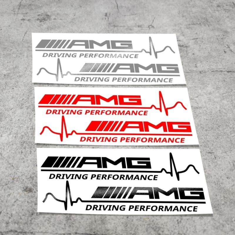 Tem xe   AMG  trang trí dán XE MÁY HONDA-YAMAHA - Ô TÔ PHONG CÁCH KIỂU CHỮ AMG CÁ TÍNH